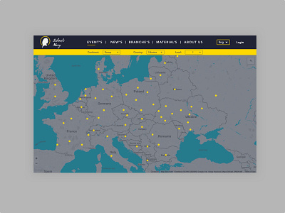 SM | Map branding illustration ui ux