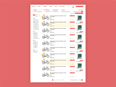 SVIDO | Item in column design e commerce ui ux