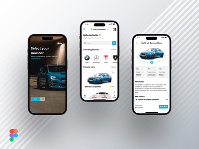 Car Dealer App app design car app car dealer app design ios app mobile app ui uiux