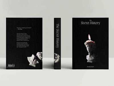 The Secret History Book Cover Re-design - Concept - book bookcover design graphic design illustration typography