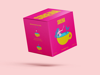 Sirena Tea - Concept - branding design graphic design illustration logo typography