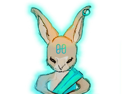 Meditating Fennec 2d 3d app art artwork brand branding character character design concept crypto cryptoart design graphic design illustration logo mascot nft nfts ui