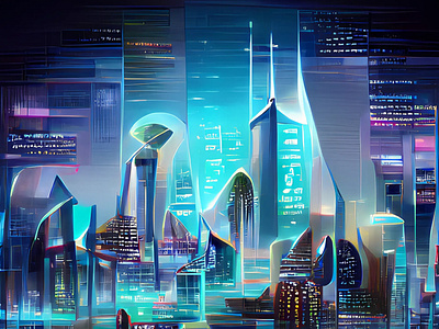 Future City Generative Art