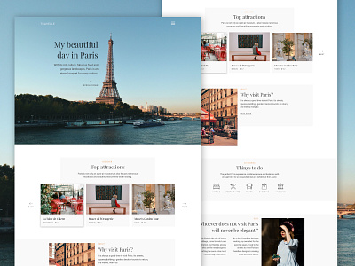 TRAVELLE - Travel Landing Page