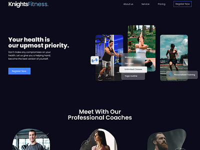 KnightsFitness - home page