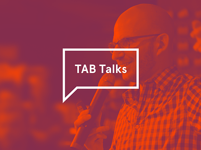 Introducing TAB Talks designtalk logo talks