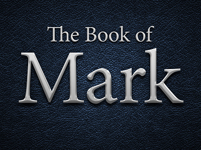 Title Screen for The Book of Mark