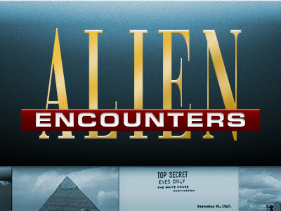 Alien Encounters website