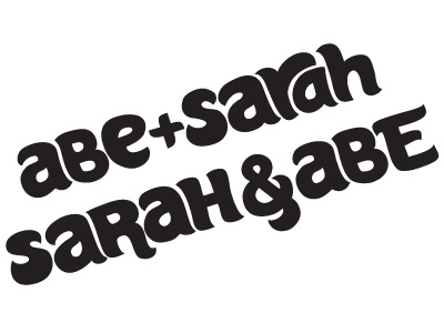 Abe+Sarah, Sarah&Abe