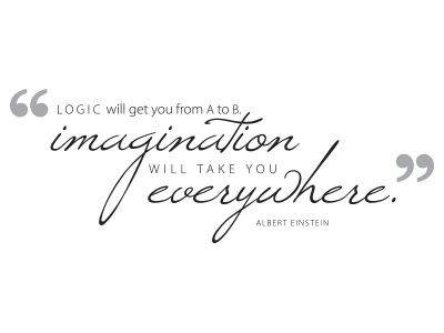 Imagination Everywhere inspiration myriad quote script typography windsong