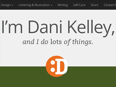 New Website! dani kelley emoticon smiley website