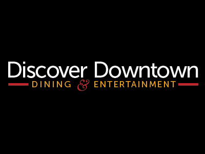 Discover Downtown ampersand goudy old style logo museo type typography