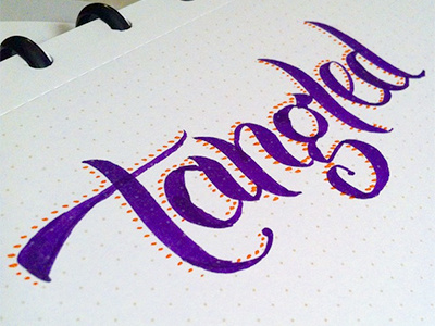 Tangled - Sketch brush script calligraphy disney hand lettering lettering tangled