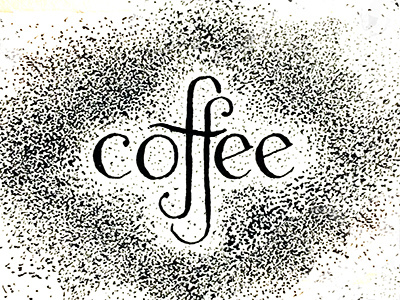 Coffee - Sketch calligraphy coffee lettering