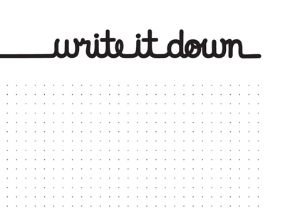 Write It Down - Sketch Loose Leaf