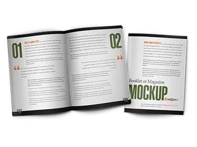 Booklet 8.5x11 Mock-up for Sale booklet layout magazine mock up mockup photoshop portfolio presentation psd smart objects typography