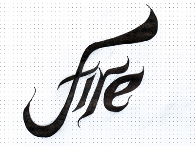 The Girl On Fire - WIP, Option 1 calligraphy fire flame girl on fire hand lettering hand lettering hunger games lettering sketch suzanne collins the girl on fire the hunger games