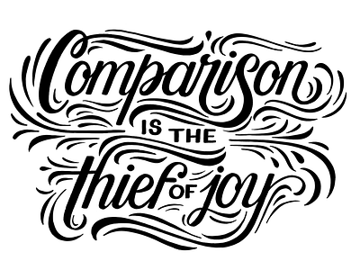 comparison is the thief of joy printable