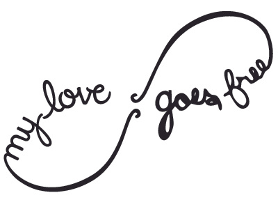 My Love Goes Free Tattoo - Vector WIP 2