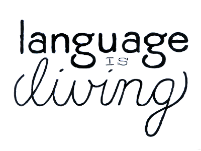 Language Is Living - Sketch Clean alive cursive hand lettering hand writing handwriting language lettering letters living print sketch sketching words