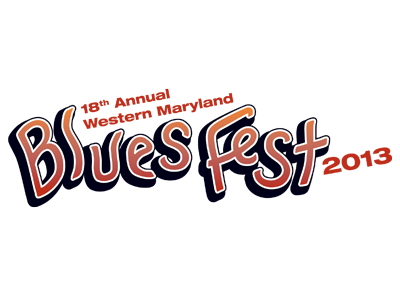 18th Annual Western Maryland Blues Fest blues blues fest festival hagerstown hand lettering hand lettering lettering logo maryland music western maryland