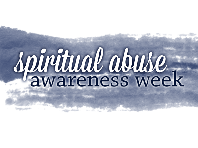 Spiritual Abuse Awareness Week abuse awareness chaparral logo logotype mission script spiritual spiritual abuse typography watercolor
