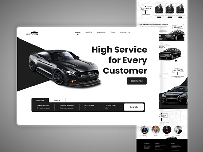 Car Rent Website Design