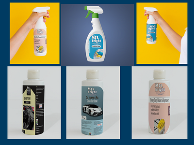Cleaning Product Labels bottle label cleaning design label label design labels product label