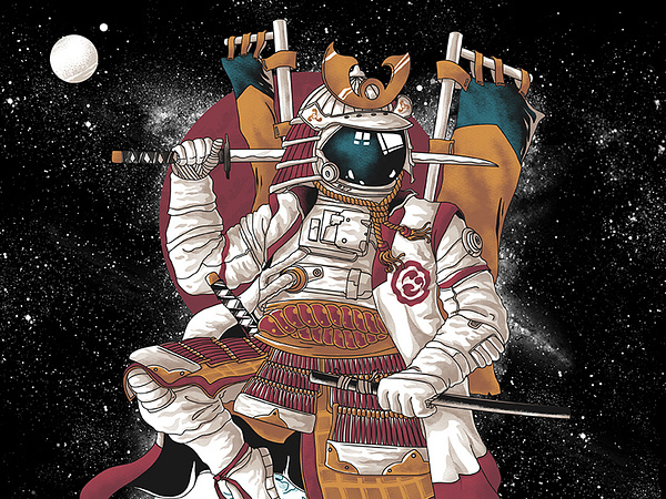 Samurai astronaut by eko nugroho septiyanto on dribbble Samurai astronaut by eko nugroho septiyanto on dribbble