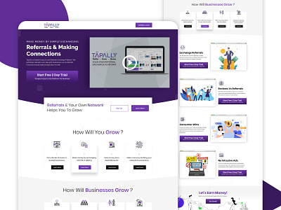 Tapally Website Mockup