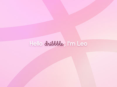 Let's play dribbble first hello invite shot