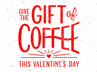 Gift Of Coffee Lettering