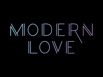 Modern Love