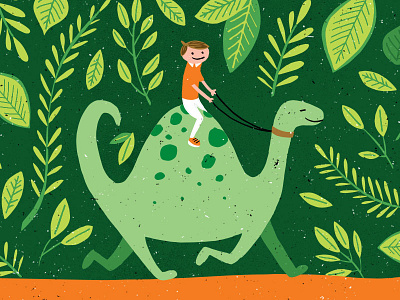 Dino Ride dinosaur illustration