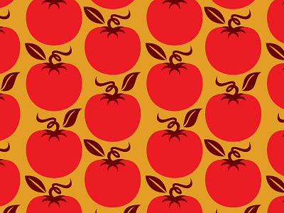 Tomato Pattern pattern repeat tomato vegetable