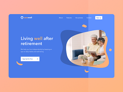 Day 21 of #30daysofwebdesign 30daysofwebdesign blue challenge concept cta daily daily ui figma figmadesign hero image hero images hero section instagram landing page ui ux ux design web design webdesign webdesigner