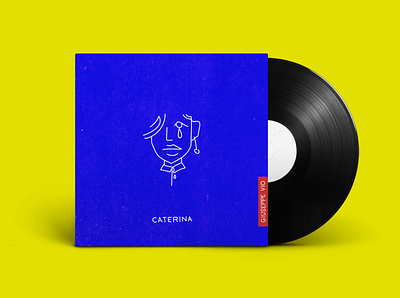 Giuseppe Vio - Caterina SINGLE COVER album album cover cd cd artwork cd cover cover design drawing illustration