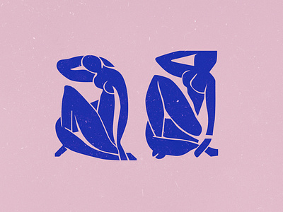 MATISSE - nudo blu inspired by M𝓐RCELLO D𝓔LLA P𝓤PPA on Dribbble