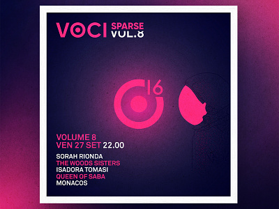 VOCI SPARSE VOL.8 _ 27.09.2019 concert event flyer gig instagram layout live logo night post show text