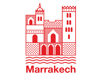 Marrakech branding city design dribbble icon illustrator logo vector
