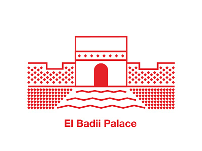 El Badii Palace branding design digital art dribbble icons logo vector