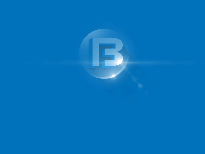 Bajaj Finserv Logo 2d 3d animation app blue eclipse emboss flare logo ray shine splash