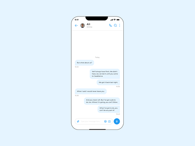 Daily UI #013 Direct Messaging