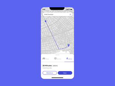 Daily UI #020 Location Tracker