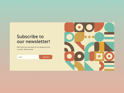 Daily UI #026 Subscribe