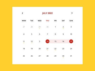 Daily UI #038 Calendar dailyui dailyui009 design ui uidesign uiuxdesign