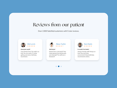 Daily UI #039 Testimonials dailyui dailyui009 design ui uidesign uiuxdesign