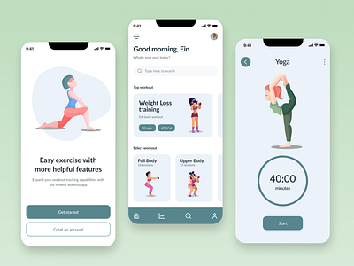 Daily UI #041 Workout Tracker dailyui dailyui009 design ui uidesign uiuxdesign