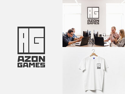 Logo Azon Games (Game Studio)