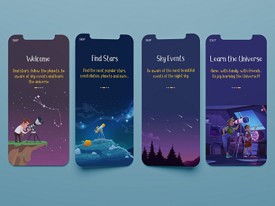 Learn the Universe App Onboarding